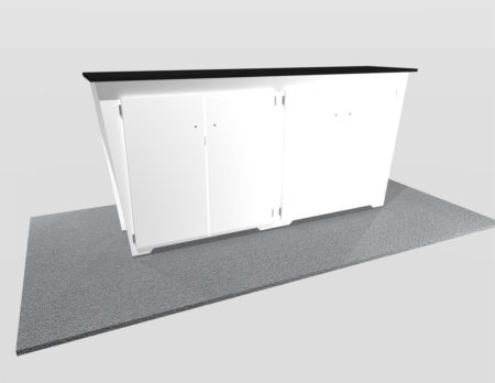 Double-wide-tapered-Storage-Counter