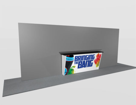 Double-wide-wedge-storage-counter
