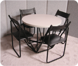 standard table with 4 chairs